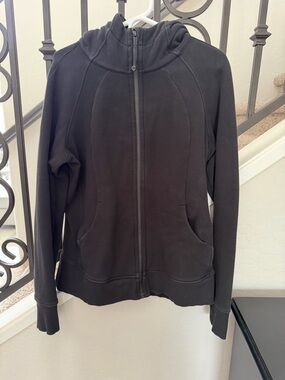 Lululemon Women’s Black Scuba Full Zip Hoodie